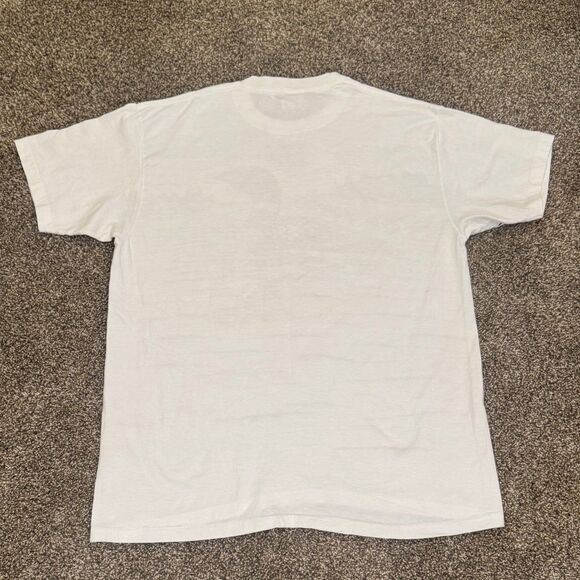 Vintage 90s Minnesota State Lottery Loon All Over Print Anvil T-Shirt Men’s XL - Picture 6 of 8